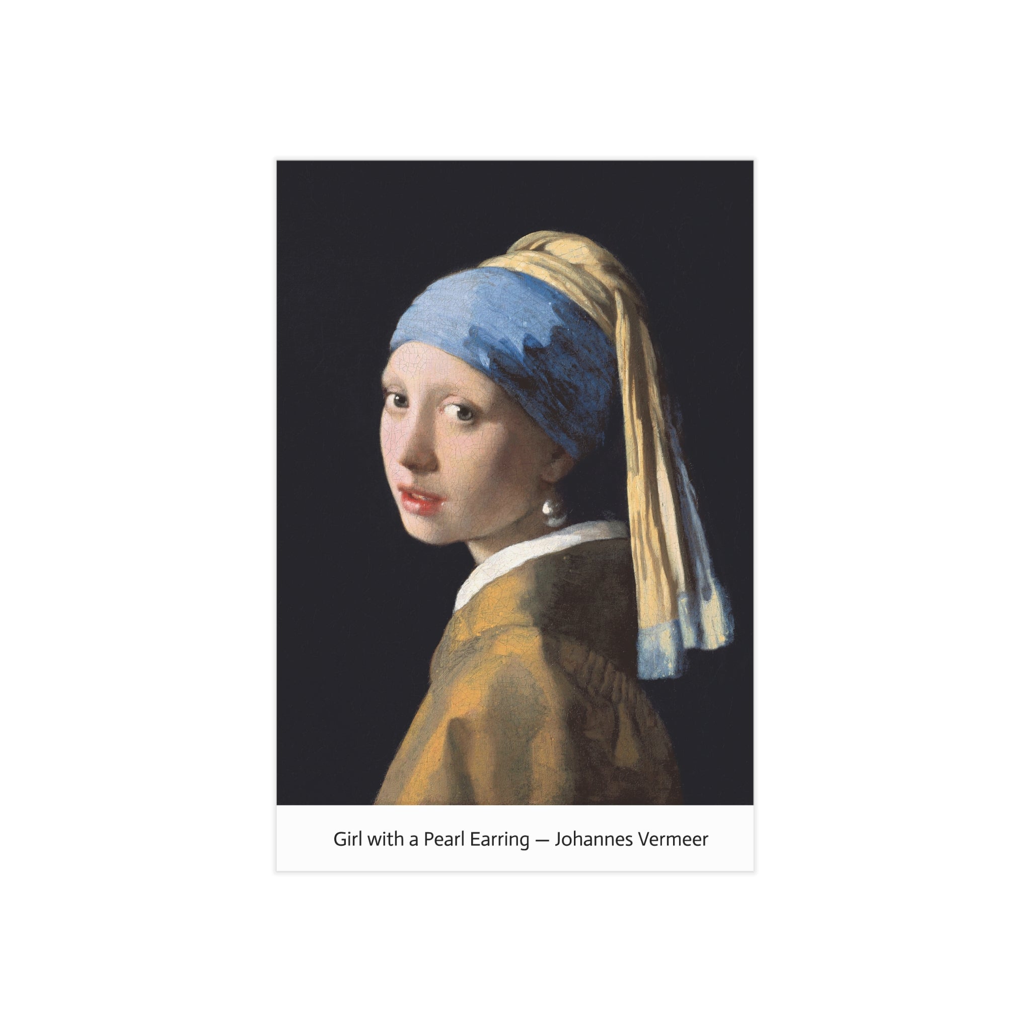 Mini Print : Girl with a Pearl Earring — Johannes Vermeer