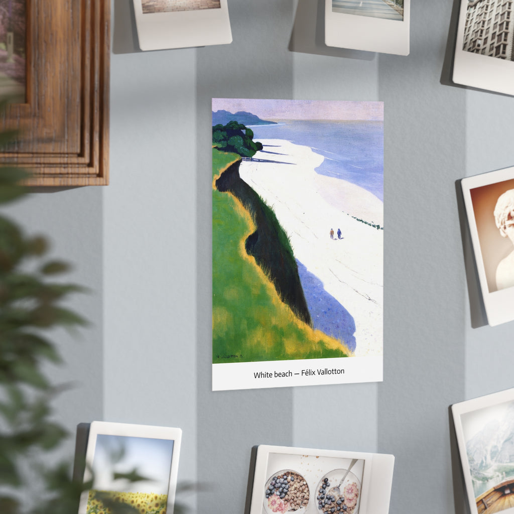 Mini Print : White beach — Félix Vallotton