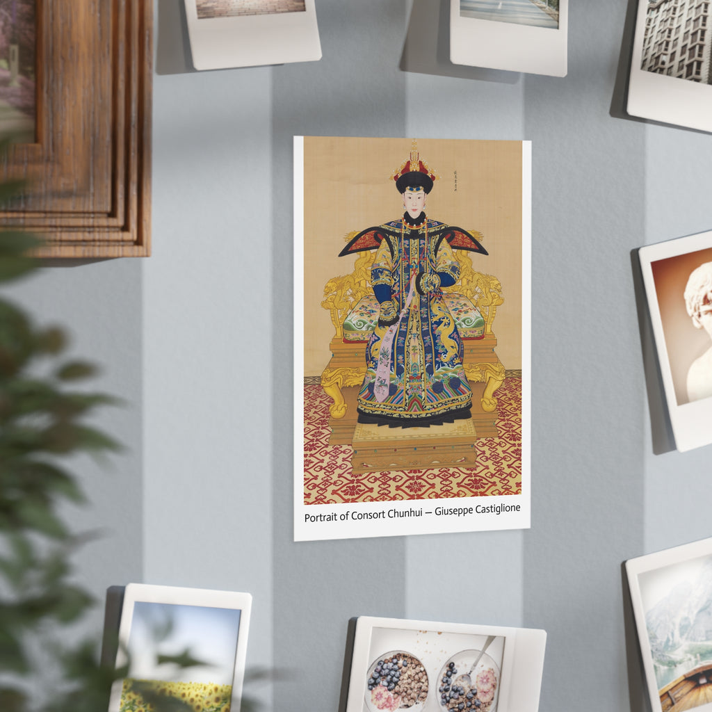 Mini Print : Portrait of Consort Chunhui — Giuseppe Castiglione