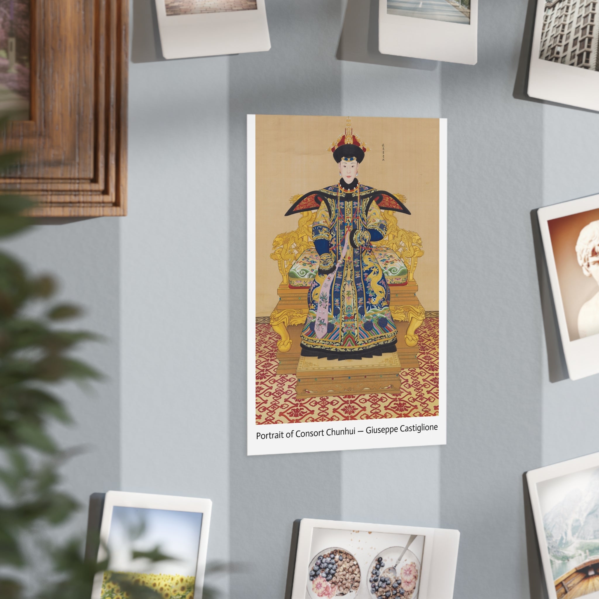 Mini Print : Portrait of Consort Chunhui — Giuseppe Castiglione