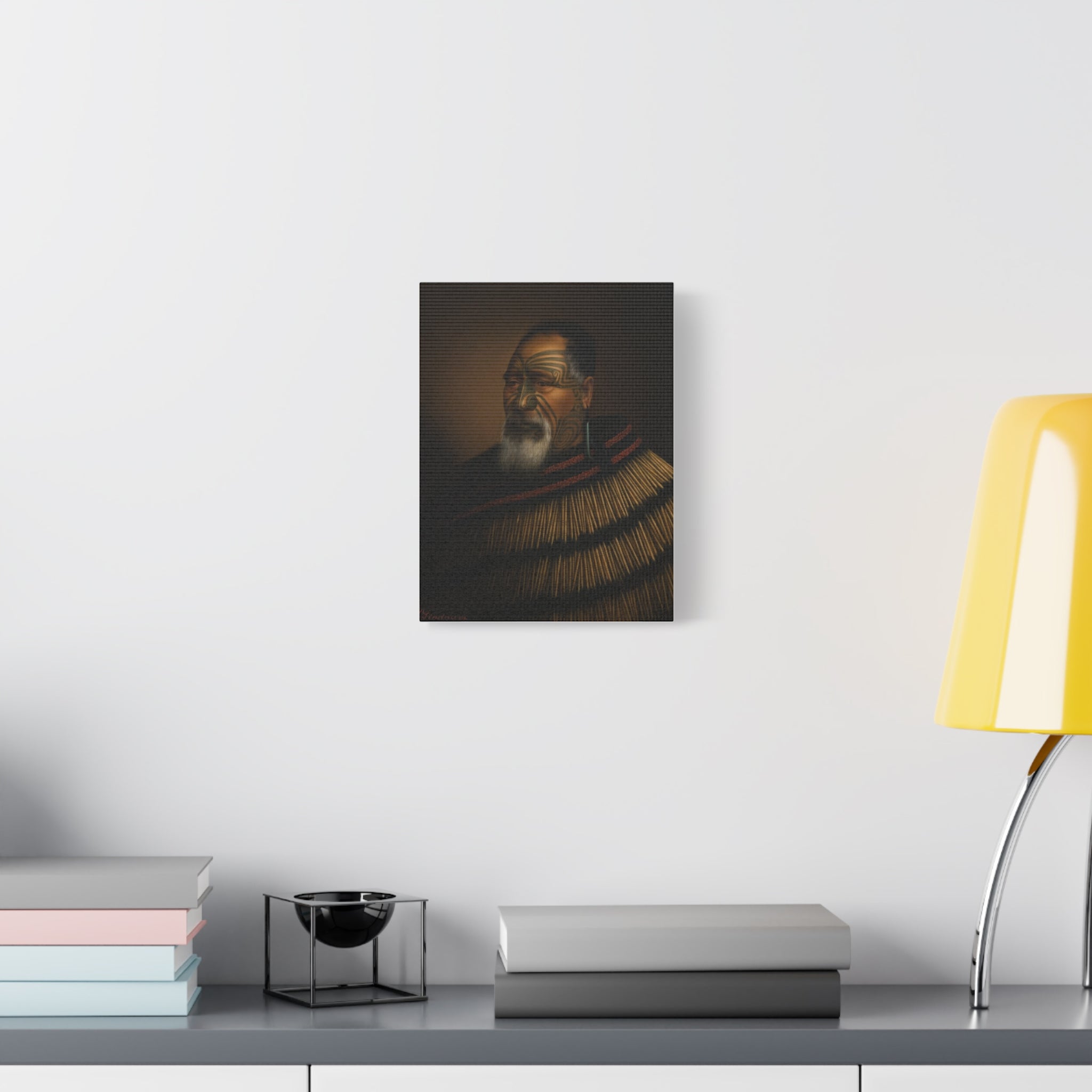 Portrait of Paora Tuhaere Matte Canvas Print — Gottfried Lindauer