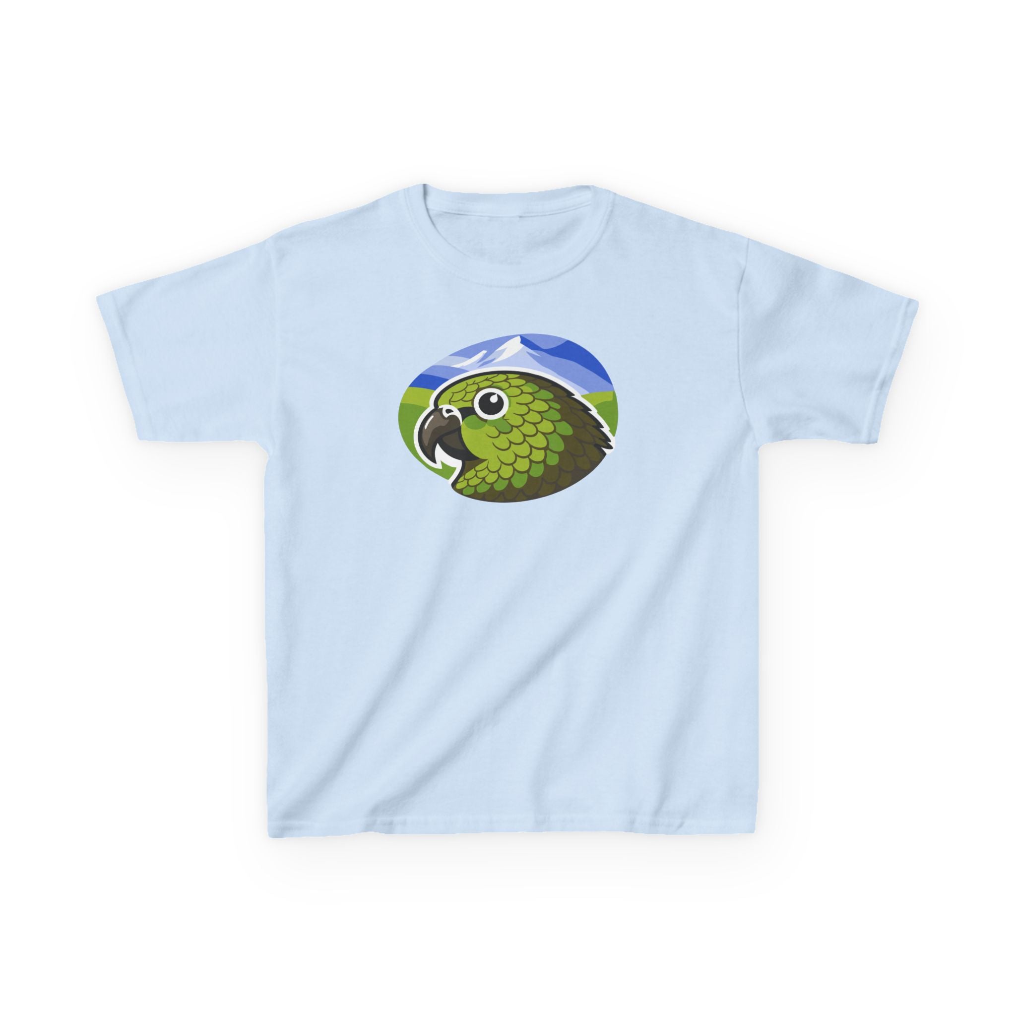 T-shirt — Green Kea Bird Graphic Shirt