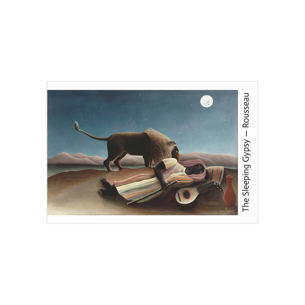Mini Print : The Sleeping Gypsy — Rousseau