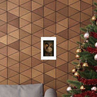 Matte Vertical Poster — Heeni Hirini and Child  —  Gottfried Lindauer