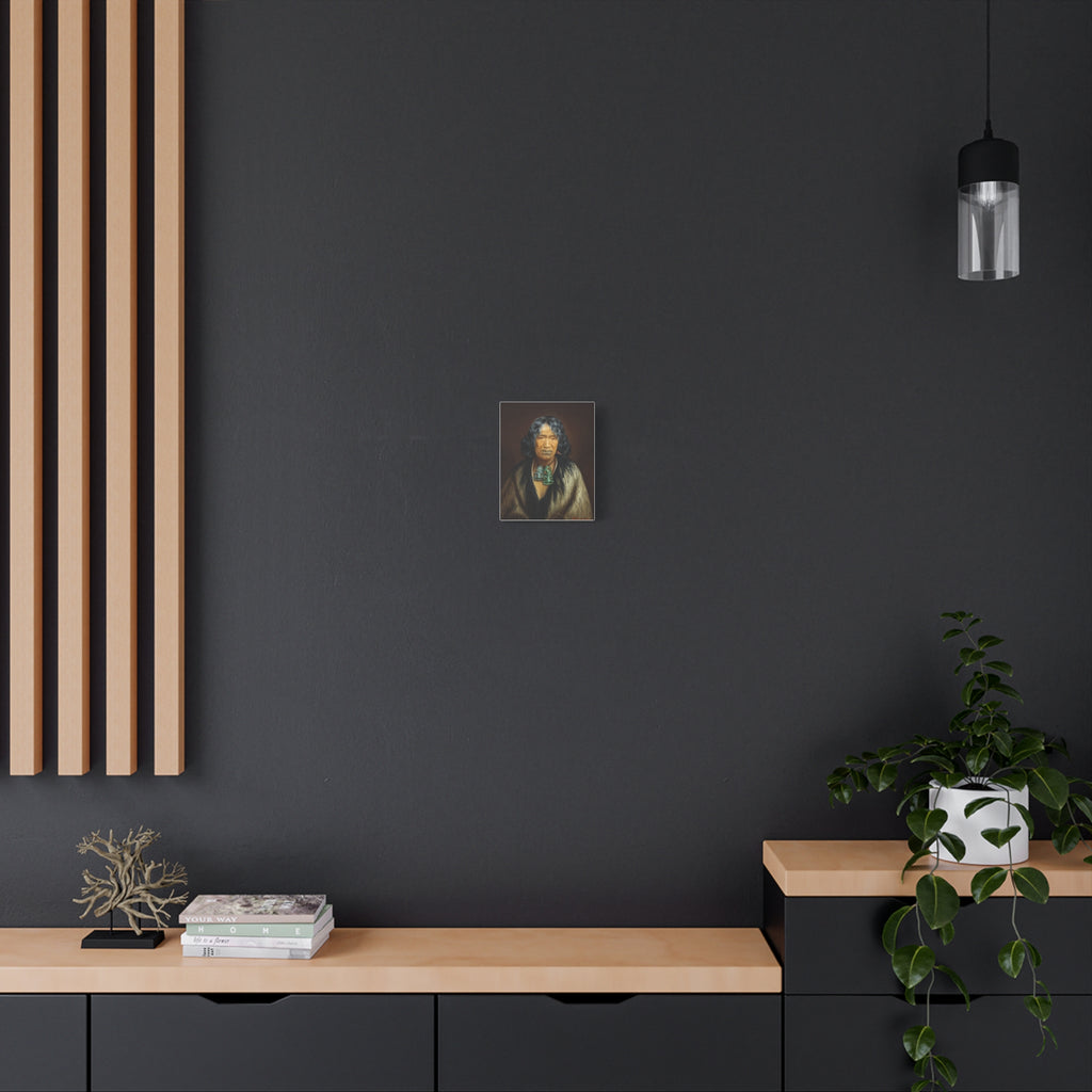 Kuinioroa, daughter of Rangi Kopinga Matte Canvas Print — Gottfried Lindauer