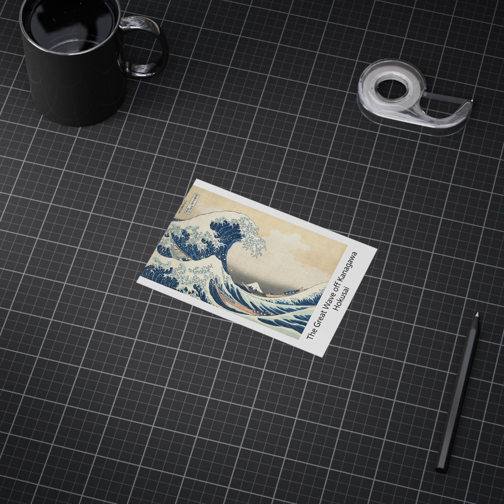 Mini Print : The Great Wave off Kanagawa — Hokusai