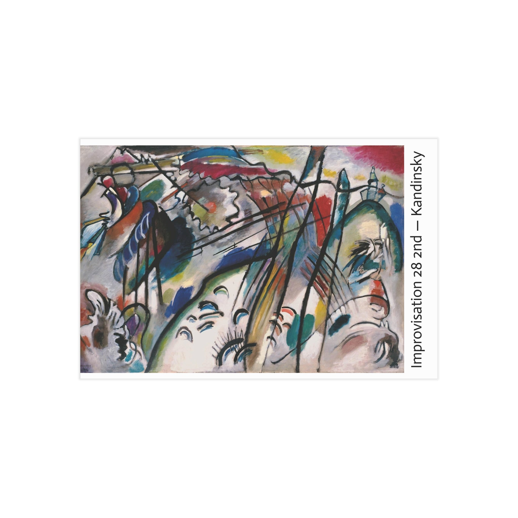 Mini Print : Improvisation 28 (second version) — Wassily Kandinsky