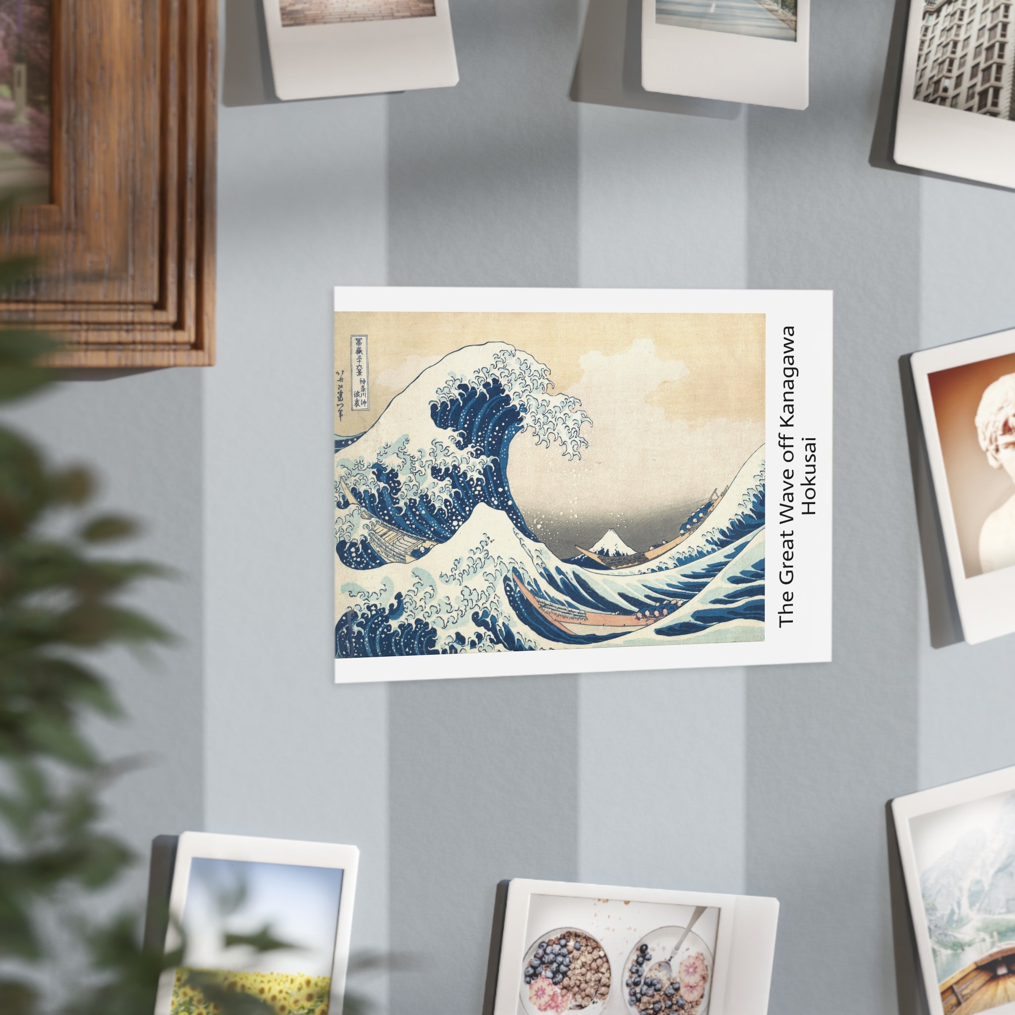 Mini Print : The Great Wave off Kanagawa — Hokusai