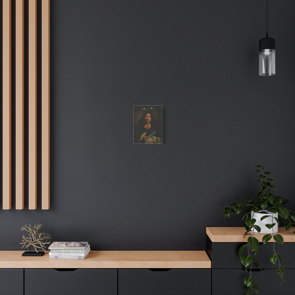 Portrait of Pare Watene Matte Canvas Print — Gottfried Lindauer
