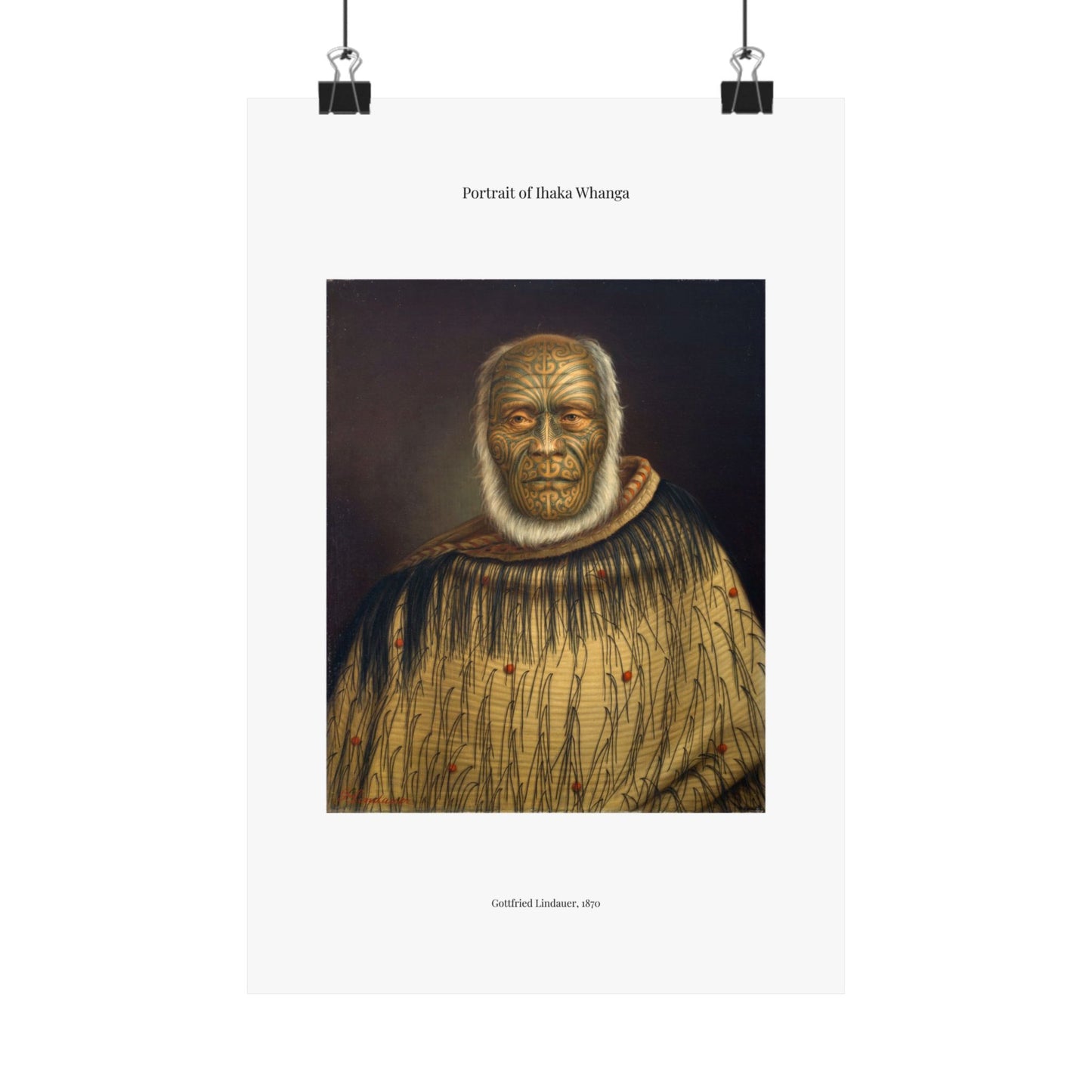 Matte Vertical Poster — Ihaka Whanga —  Gottfried Lindauer