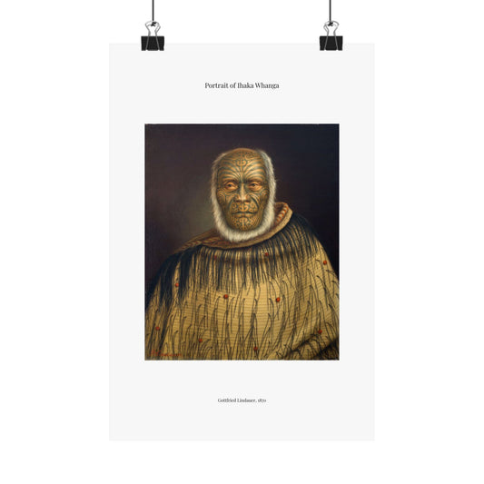 Matte Vertical Poster — Ihaka Whanga —  Gottfried Lindauer